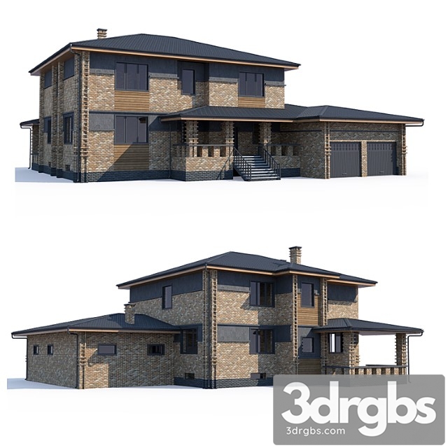 Building House v11 3dsmax Download - thumbnail 1