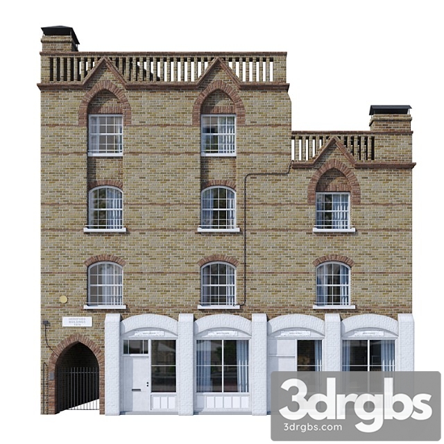 Building Old Church St 45 3dsmax Download - thumbnail 1