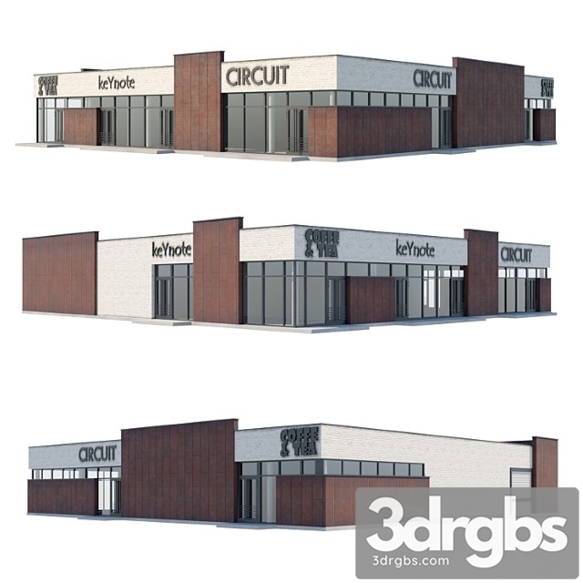 Building Store 2 3dsmax Download - thumbnail 1