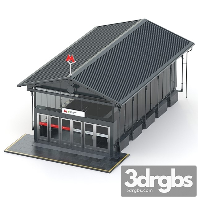 Building Subway Pavilion 3dsmax Download - thumbnail 1