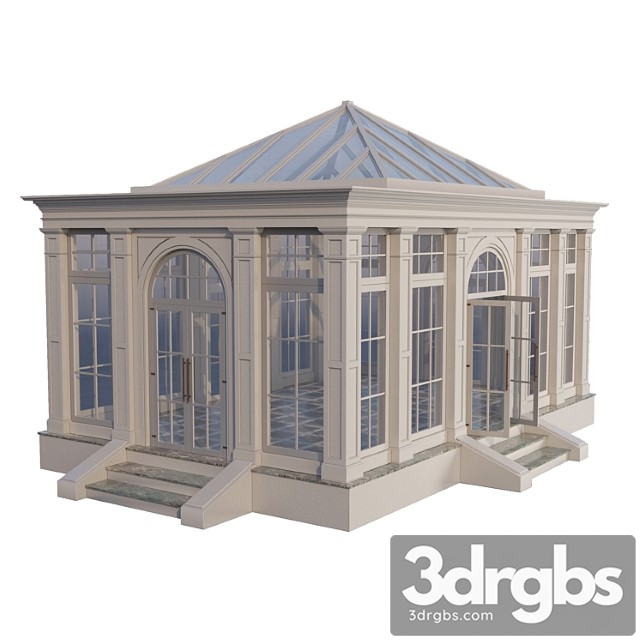 Building Winter Garden 3dsmax Download - thumbnail 1