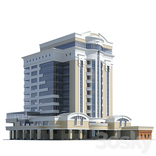 Business center 3DSMax File - thumbnail 1