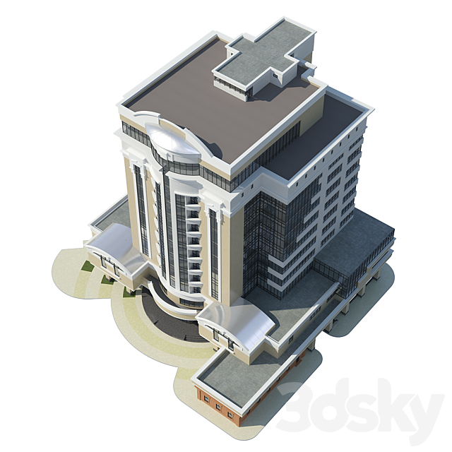 Business center 3DSMax File - thumbnail 3