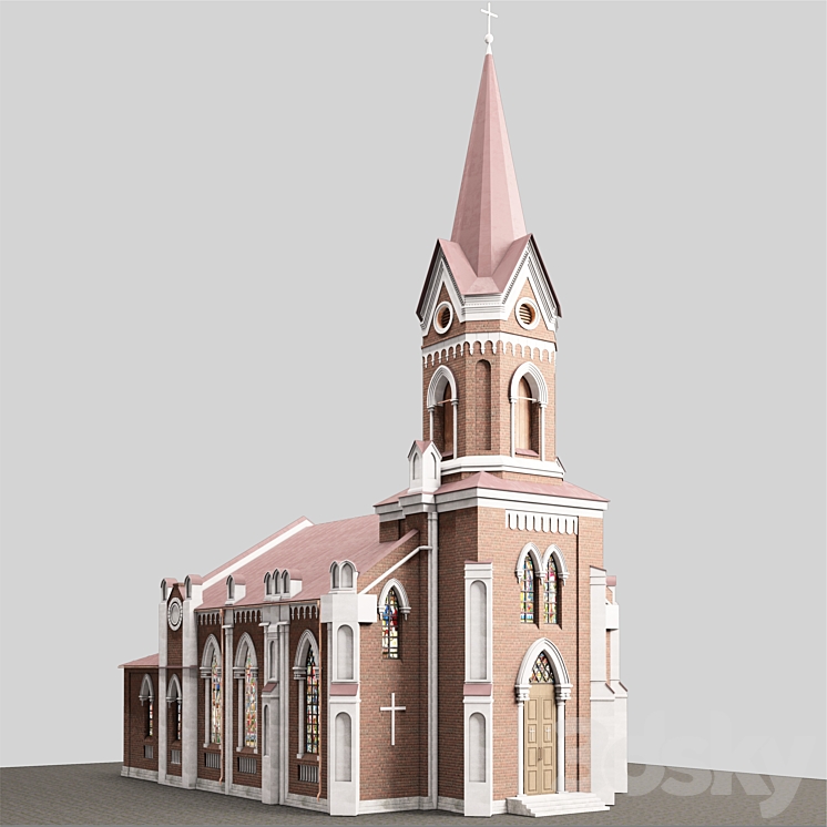 Cathedral 3DS Max - thumbnail 1