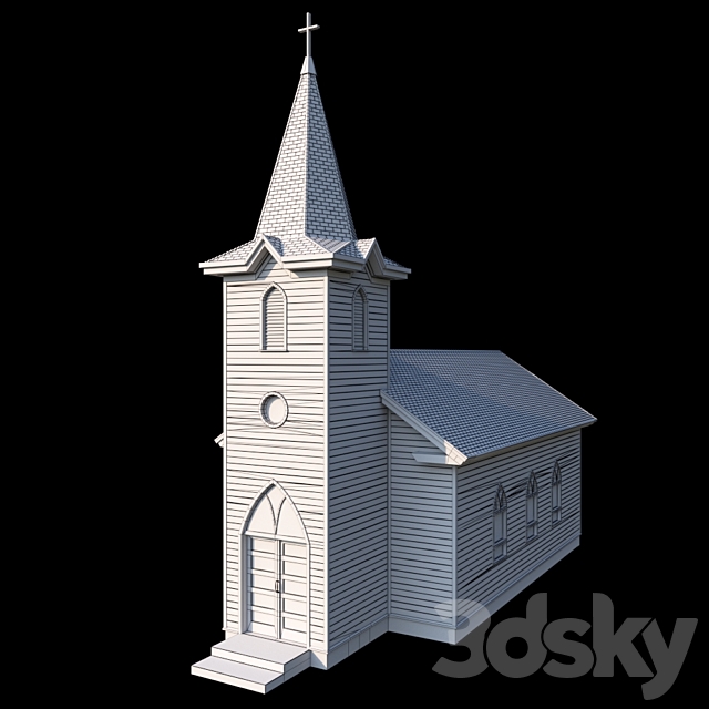 Catholic church 3DSMax File - thumbnail 3