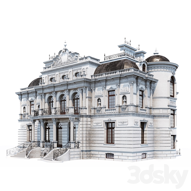 Classic facade. 3DS Max - thumbnail 1