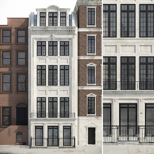 Classic facade 3ds Max - thumbnail 1