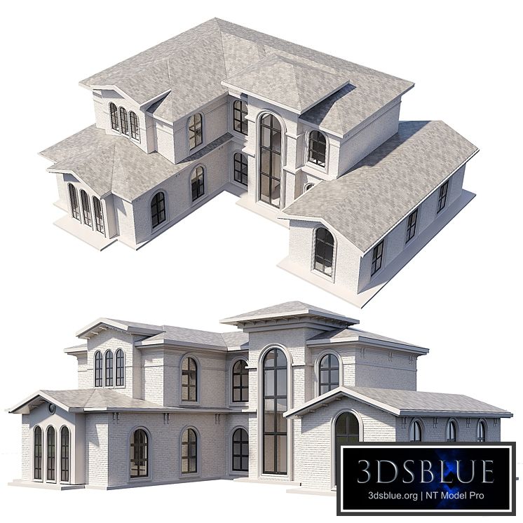 classical house 3DS Max - thumbnail 3