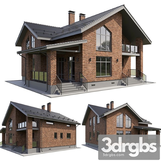 Cottage 37 3dsmax Download - thumbnail 1