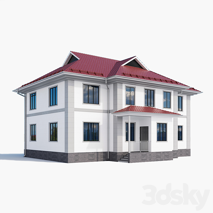 Cottage 3DS Max - thumbnail 2