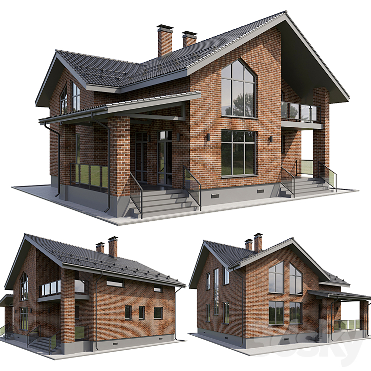 Cottage 3DS Max - thumbnail 1