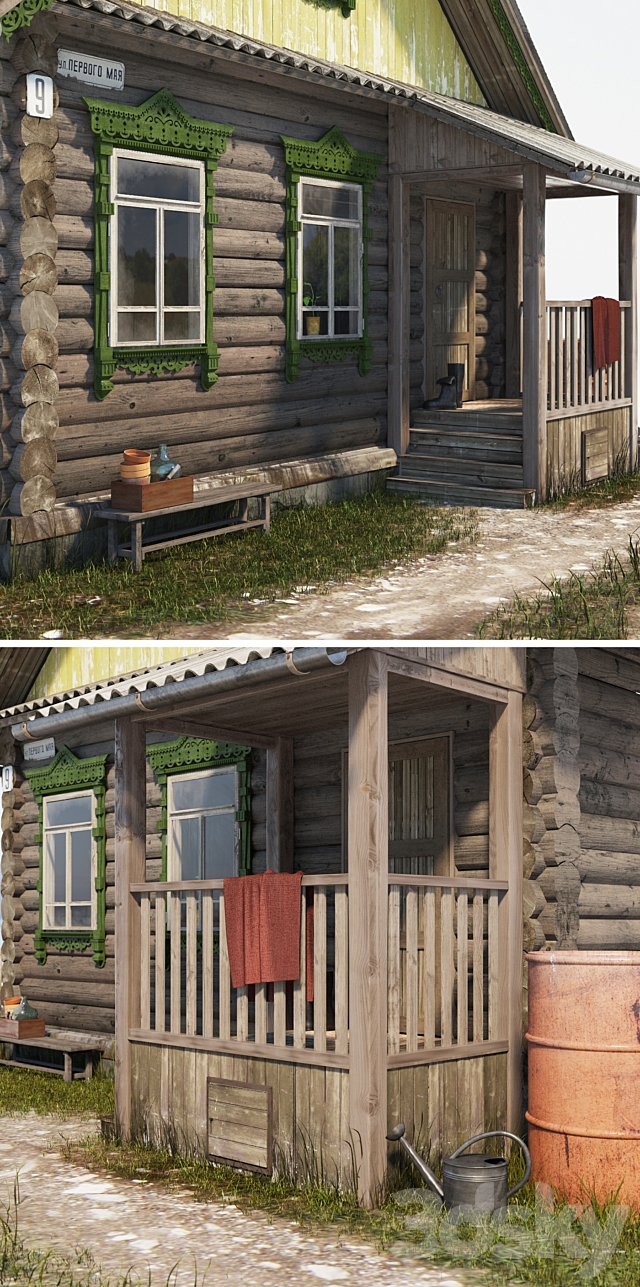 Cottage 3ds Max - thumbnail 2