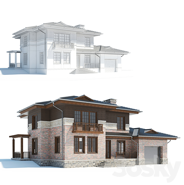 Cottage 3DSMax File - thumbnail 2