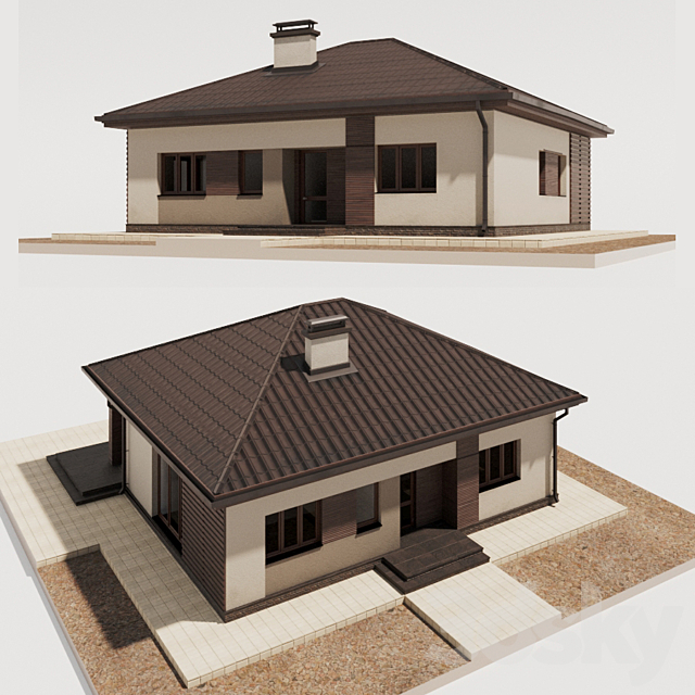 Cottage 3DSMax File - thumbnail 2