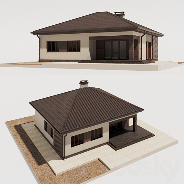 Cottage 3DSMax File - thumbnail 3