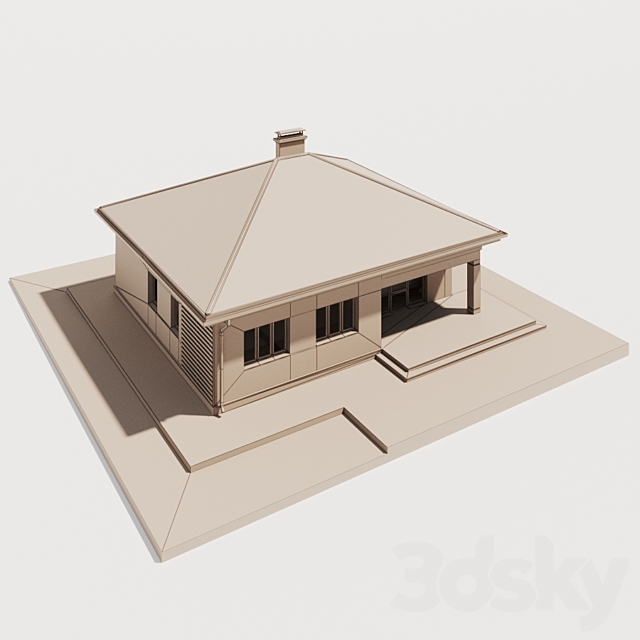 Cottage 3DSMax File - thumbnail 4