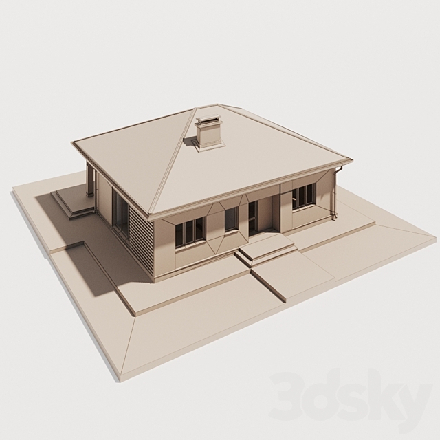 Cottage 3DSMax File - thumbnail 5