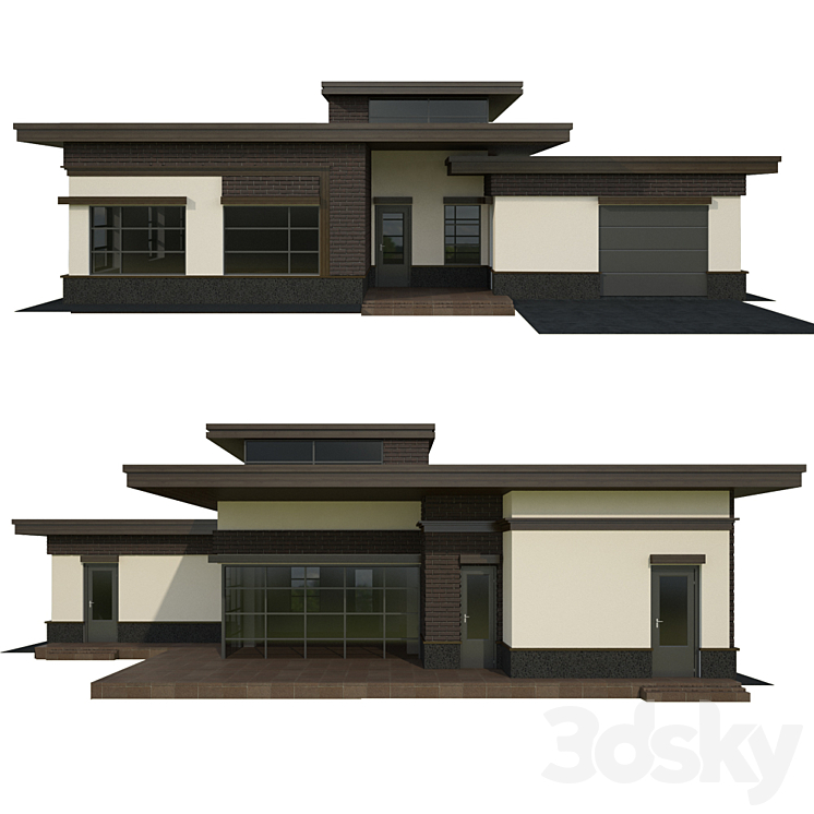 Cottage T5 3DS Max - thumbnail 1