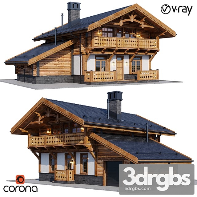 Country House 11 3dsmax Download - thumbnail 1