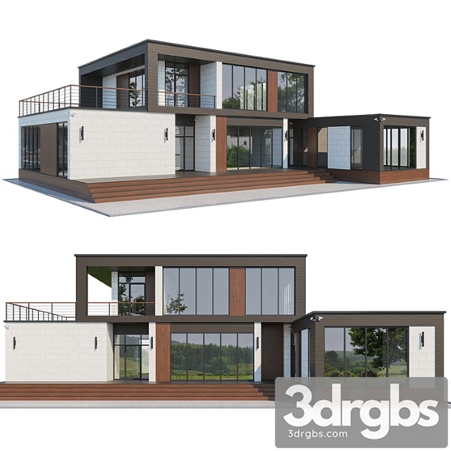 Country House 111 3dsmax Download - thumbnail 1