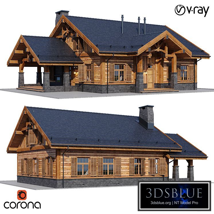 country house 5 3DS Max - thumbnail 3