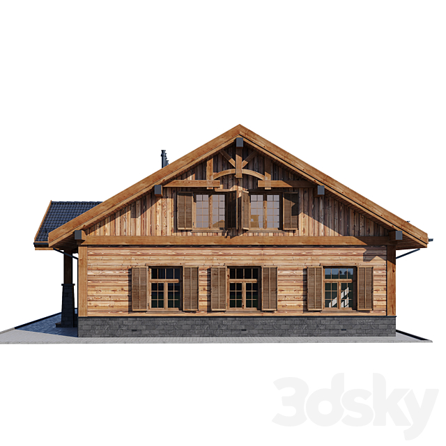 country house 5 3DS Max Model - thumbnail 3