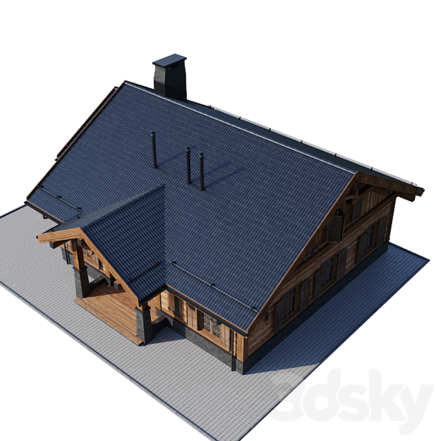 country house 5 3DS Max Model - thumbnail 4