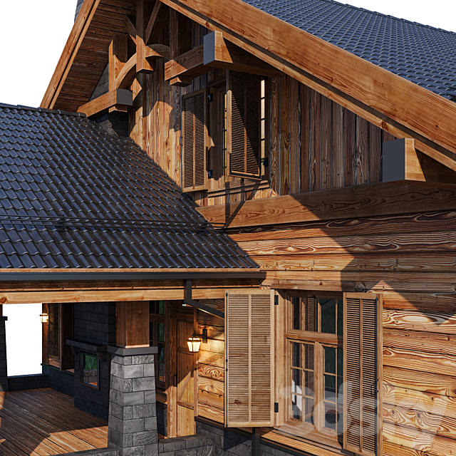 country house 5 3DS Max Model - thumbnail 7