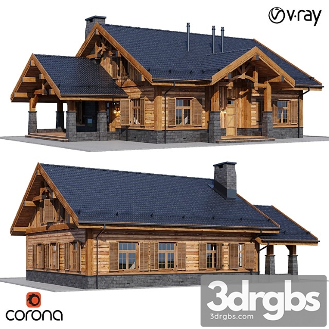 Country House 5 3dsmax Download - thumbnail 1