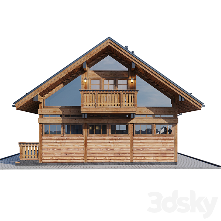 country house 6 3DS Max - thumbnail 2