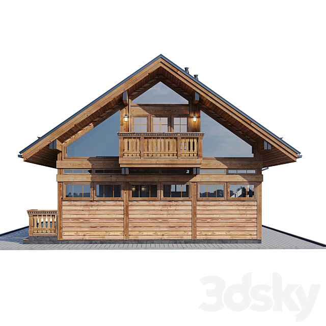 country house 6 3DS Max Model - thumbnail 2