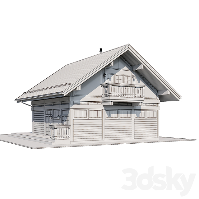 country house 6 3DS Max Model - thumbnail 6