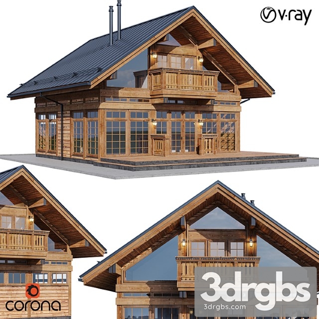 Country House 6 3dsmax Download - thumbnail 1