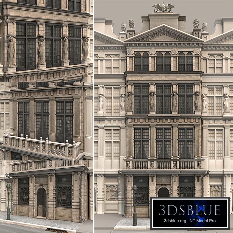 facade 3DS Max - thumbnail 3