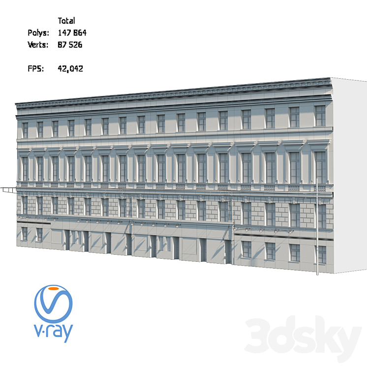 facade 3DS Max - thumbnail 2