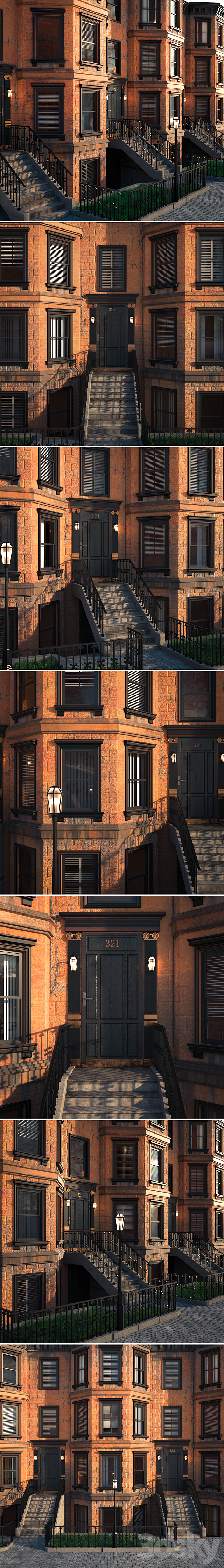 Facade 3DS Max Model - thumbnail 2