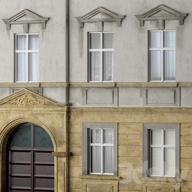 Facade 3DS Max Model - thumbnail 2