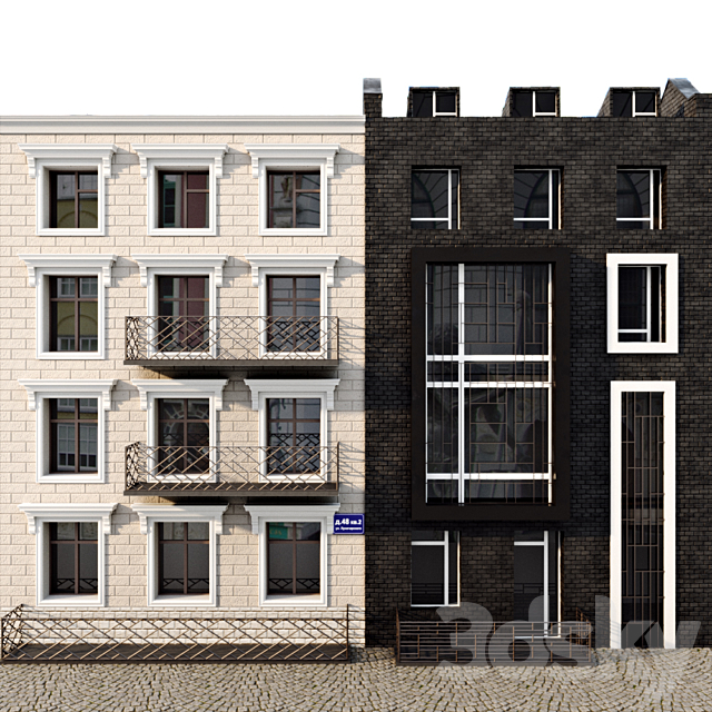 Facade 3DSMax File - thumbnail 1