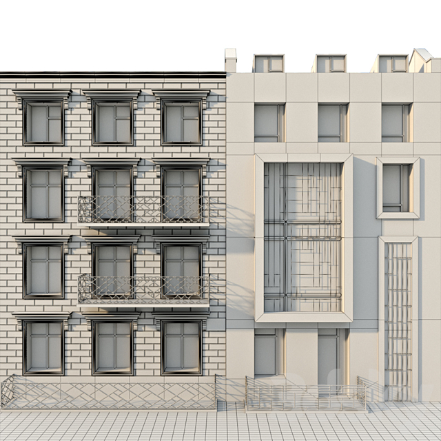 Facade 3DSMax File - thumbnail 3