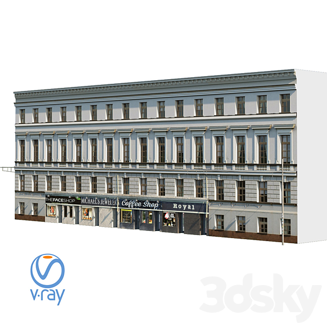 facade 3DSMax File - thumbnail 1