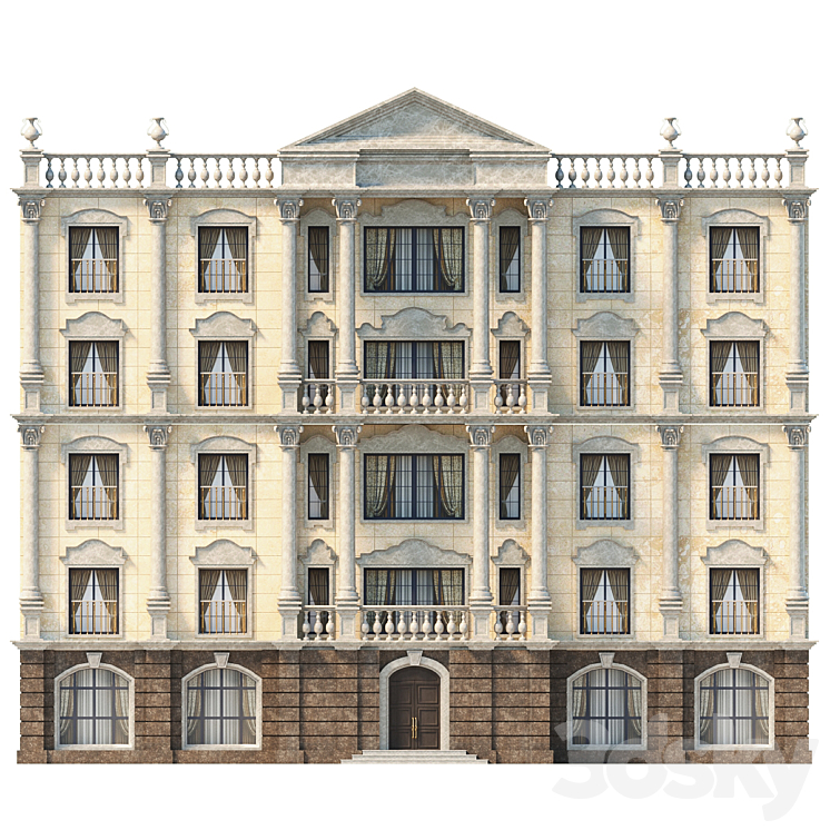 Façade classic 3DS Max - thumbnail 1