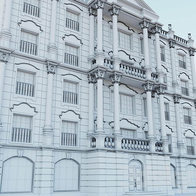 Façade classic 3DSMax File - thumbnail 3