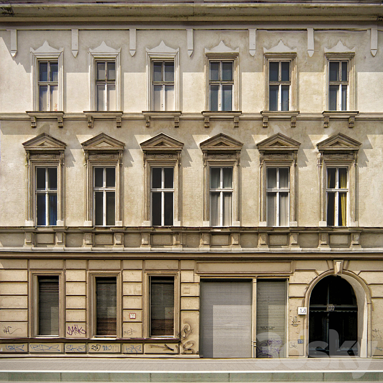 Facade for bekgraunda vol.1 3DS Max - thumbnail 1