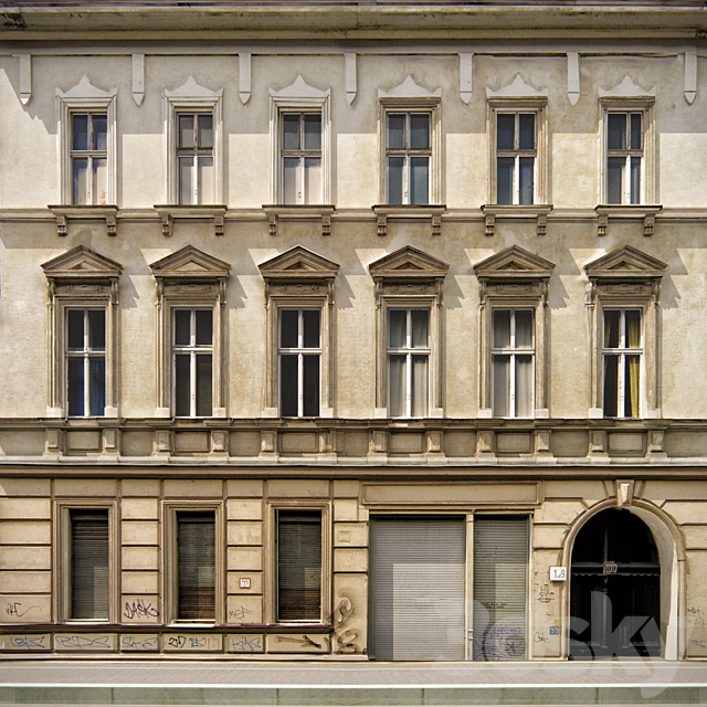 Facade for bekgraunda vol.1 3DS Max Model - thumbnail 1