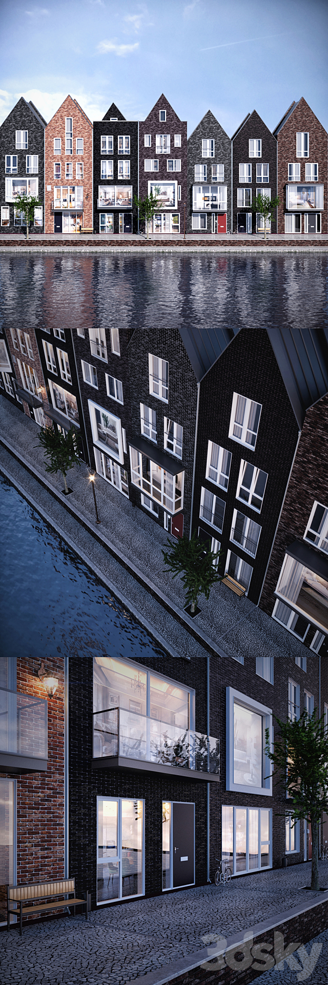 Facade. Netherlands 3DSMax File - thumbnail 2