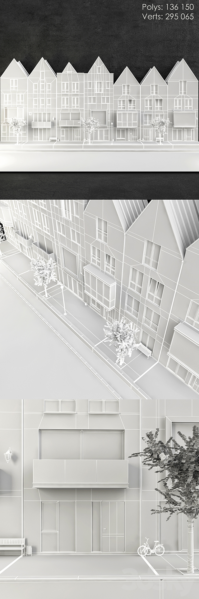 Facade. Netherlands 3DSMax File - thumbnail 3