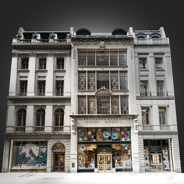 Facade_Vol8 Luxury Store 3DSMax File - thumbnail 1