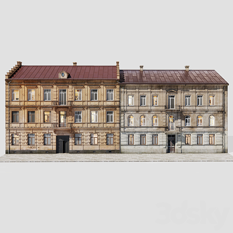 Facades_Vol1 3DS Max - thumbnail 1