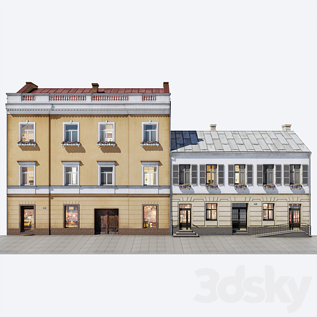 Facades_Vol2 3DSMax File - thumbnail 1