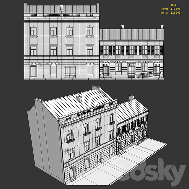 Facades_Vol2 3DSMax File - thumbnail 5